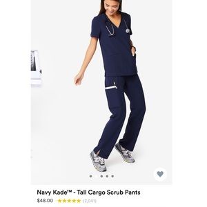 FIGS Kade Cargo Scrub Pants Navy XL/T